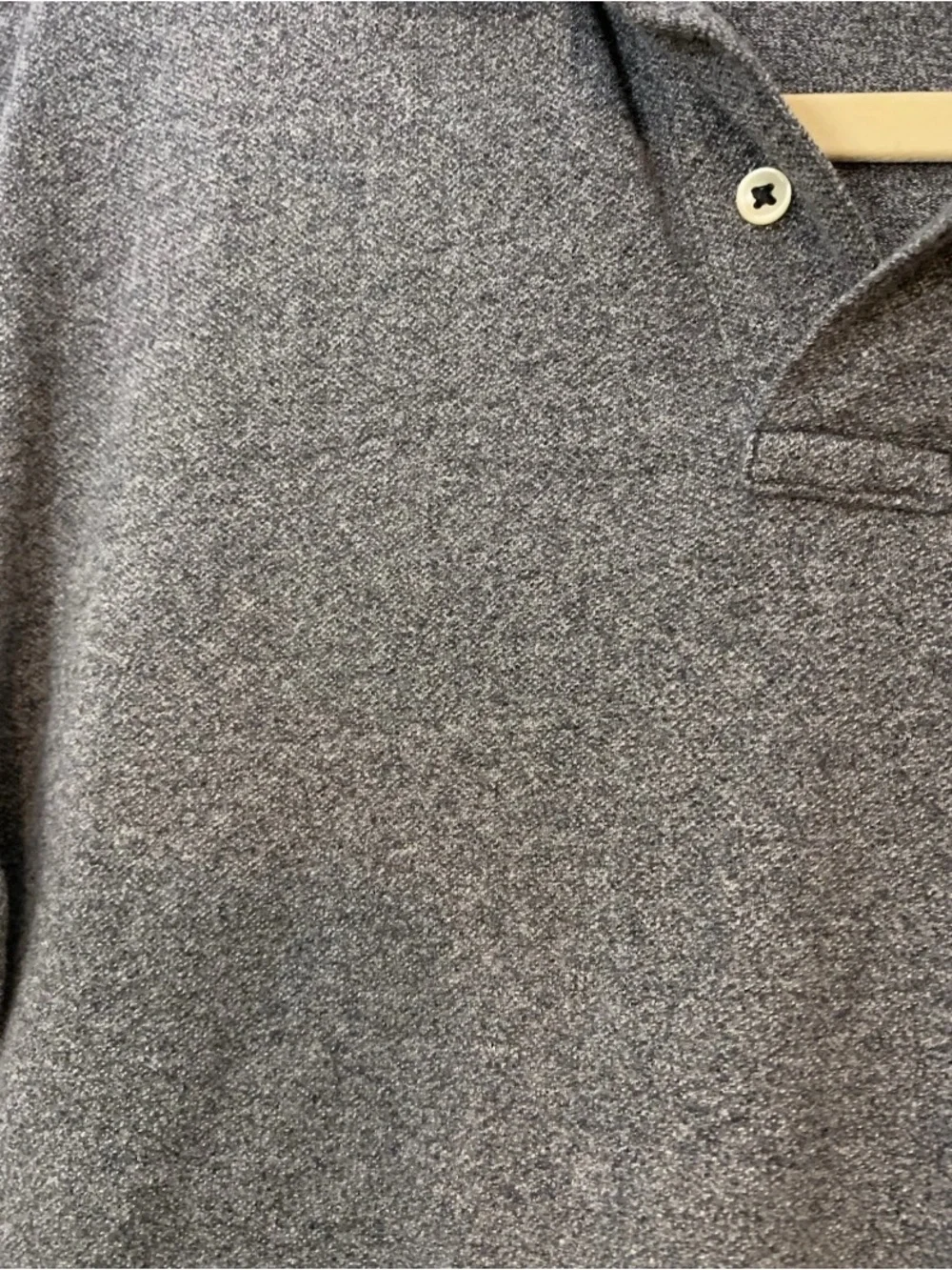 Polo Ralph Lauren Custom Slim Fit Polo Shirt Heather Grey Men’s Medium